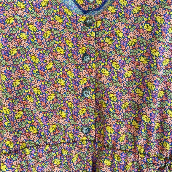 Toad & Co Sunkissed Liv Romper Floral Drawstring Sleeveless Travel Casual XL - Picture 7 of 13